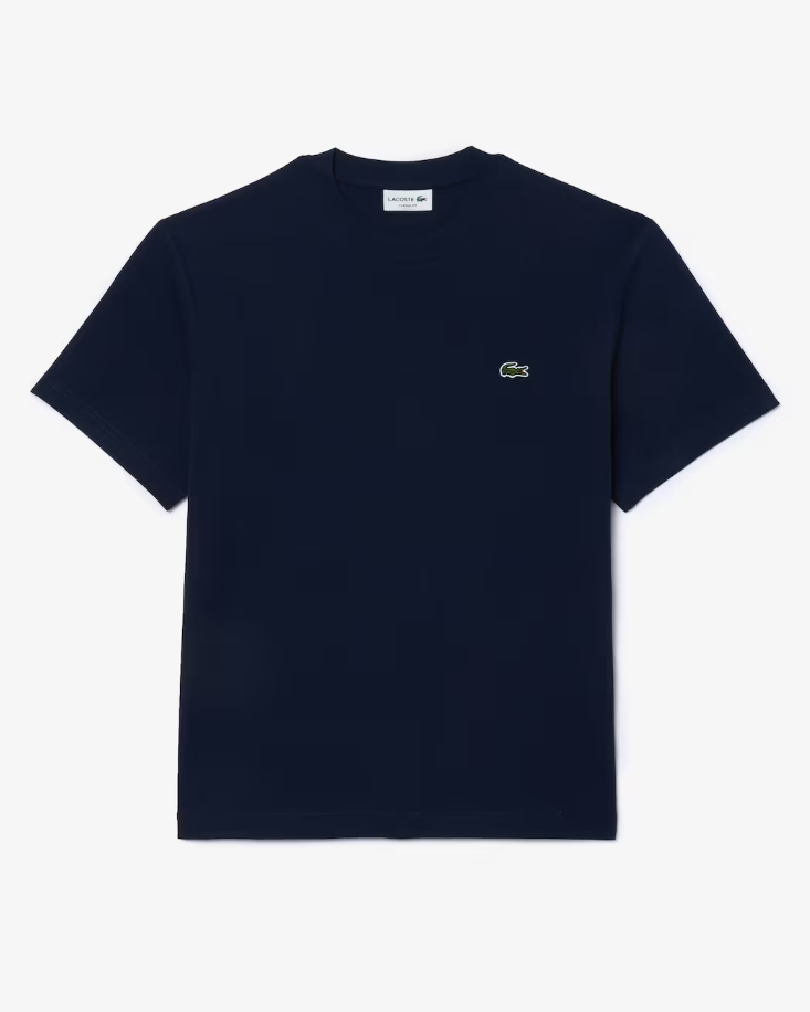 Men's Cotton T-Shirt, Lacoste, Navy Blue