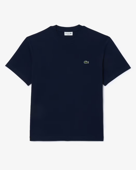 Men's Cotton T-Shirt, Lacoste, Navy Blue